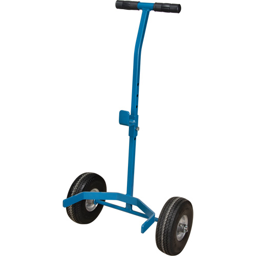 Cylinder Cart, Flat-Free Wheels, 15-1/2" W x 14-1/4" L Base, 600 lbs. St. Lawrence Industrial & Safety Supply