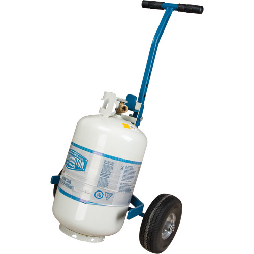 Cylinder Cart, Flat-Free Wheels, 15-1/2" W x 14-1/4" L Base, 600 lbs. St. Lawrence Industrial & Safety Supply