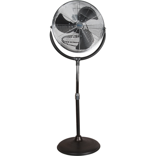 High-Velocity Pedestal Fan, Commercial, 3 Speed, 20" Diameter St. Lawrence Industrial & Safety Supply