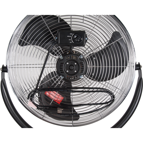 High-Velocity Pedestal Fan, Commercial, 3 Speed, 20" Diameter St. Lawrence Industrial & Safety Supply