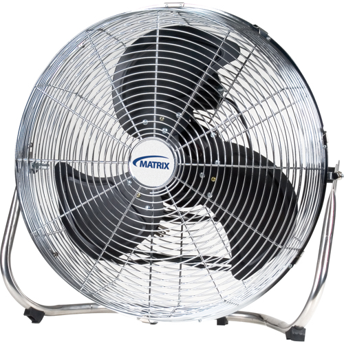 Ventilateur sur pied haute vitesse, Commercial, 3 vitesses, Diam&egrave;tre de 18" St. Lawrence Industrial & Safety Supply