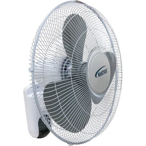Wall Mount Oscillating Fan, Commercial, 3 Speed, 16" Diameter St. Lawrence Industrial & Safety Supply