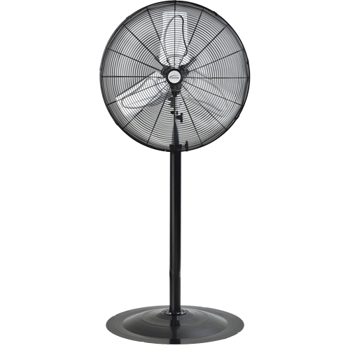 Oscillating Pedestal Fan, Heavy-Duty, 2 Speed, 24" Diameter St. Lawrence Industrial & Safety Supply