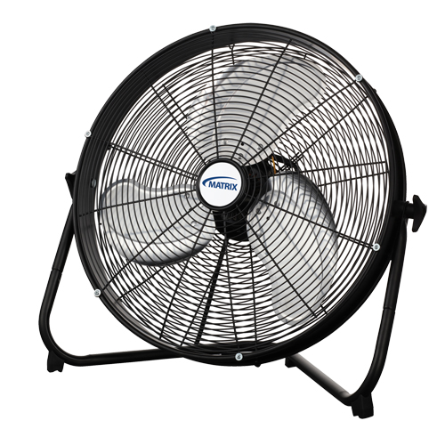 High Velocity Floor Fan, Commercial, 3 Speed, 20" Diameter St. Lawrence Industrial & Safety Supply