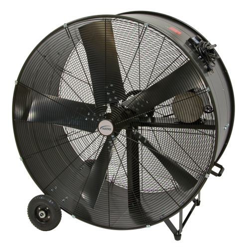 Ventilateur tambour robuste et fixe &agrave; courroie, Industriel, 2 vitesses, Diam&egrave;tre de 42" St. Lawrence Industrial & Safety Supply