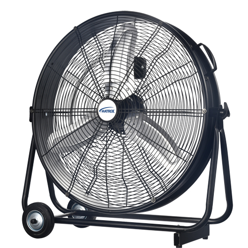 Light Industrial Direct-Drive Slim Drum Fan, Industrial, 3 Speed, 24" Diameter St. Lawrence Industrial & Safety Supply
