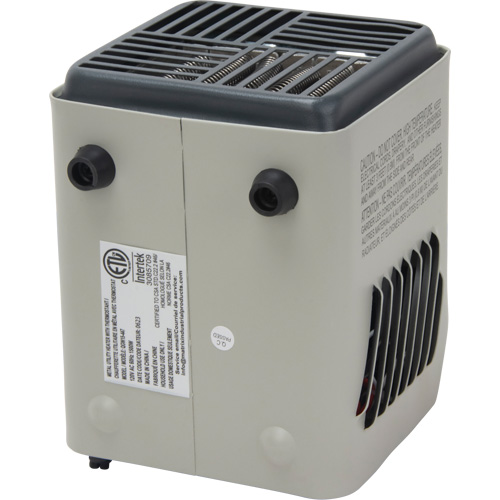 Radiateur portatif m&eacute;tallique datelier avec thermostat, Soufflant, &eacute;lectrique St. Lawrence Industrial & Safety Supply