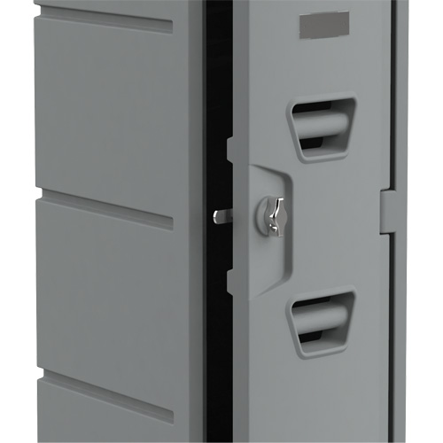 Casier, 12" x 15" x 36", Gris, Assembl&eacute; St. Lawrence Industrial & Safety Supply