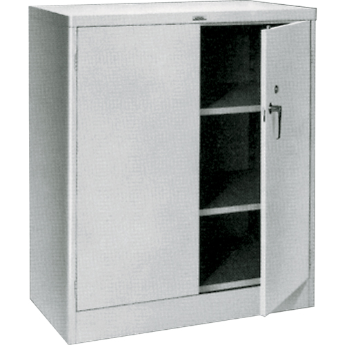 Armoires a/plan de travail, Acier, 2 Tablettes, 42" h x 36" la x 21" P, Gris St. Lawrence Industrial & Safety Supply