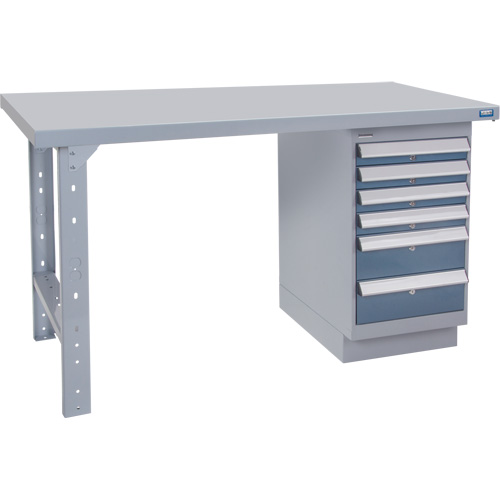 &eacute;tabli pr&eacute;conçu, 60" la x 36" p x 34" h, Capacit&eacute; 2500 lb St. Lawrence Industrial & Safety Supply