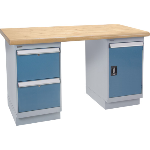 &eacute;tabli robuste, Porte & tiroirs, Cap 1500 lb, 60" la x 36" p, 34" h St. Lawrence Industrial & Safety Supply