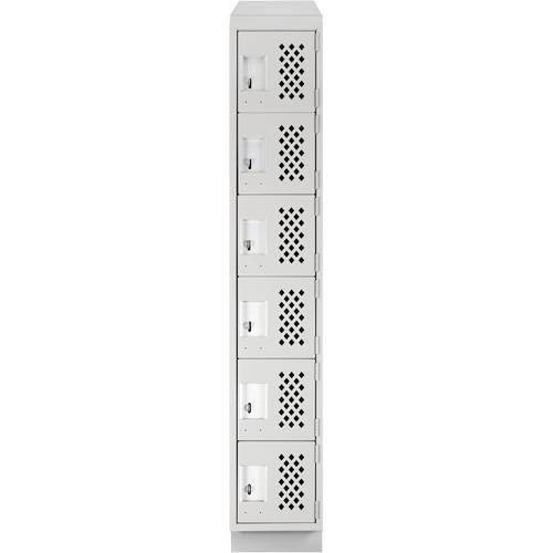 Petit casier perfor&eacute; Clean-Line, 6 niveaux, 15" x 72" x 12", Acier St. Lawrence Industrial & Safety Supply