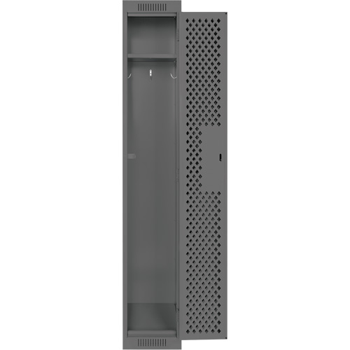 Casiers Clean Line, 12" x 15" x 72", Acier, Charbon, Rivet (assembl&eacute;), Perfor&eacute; St. Lawrence Industrial & Safety Supply