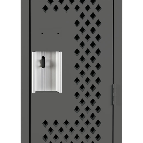 Casiers Clean Line, Bloc de 4, 48" x 12" x 72", Acier, Charbon, Rivet (assembl&eacute;), Perfor&eacute; St. Lawrence Industrial & Safety Supply