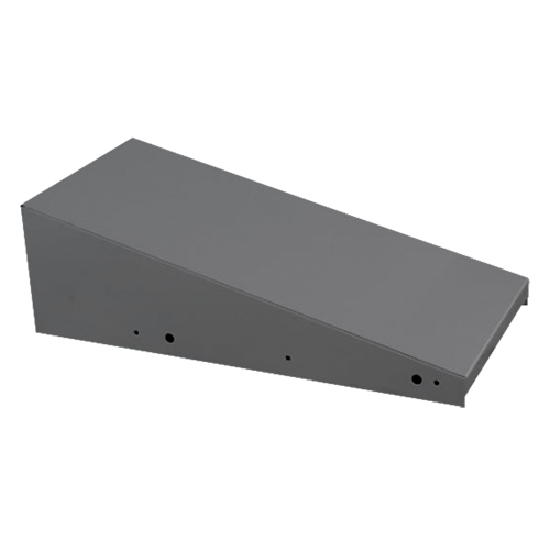 Clean Line Economy Lockers Slope Top, 4 Bank, 18" D x 48" W x 6" H, Steel St. Lawrence Industrial & Safety Supply