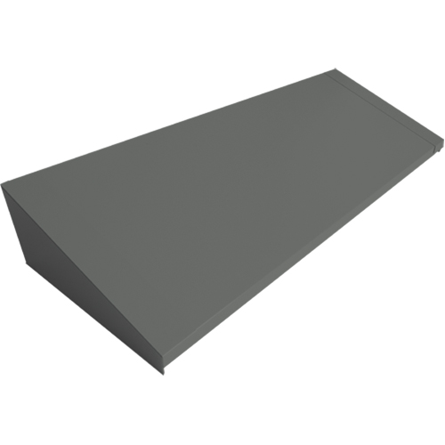 All-Welded Concorde - Heavy-Duty Lockers Sloping Top, 4 Bank, 18" D x 48" W x 6" H, Steel St. Lawrence Industrial & Safety Supply