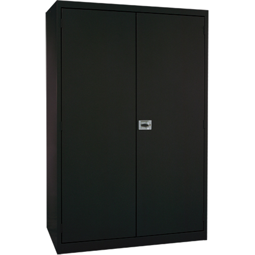 Deep Hi-Boy Storage Cabinet, Steel, 4 Shelves, 72" H x 36" W x 24" D, Black St. Lawrence Industrial & Safety Supply