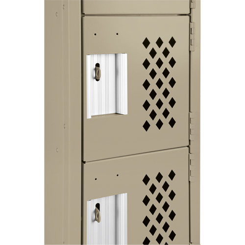 Petit casier perfor&eacute; Clean-Line, 6 niveaux, 15" x 72" x 12", Acier St. Lawrence Industrial & Safety Supply