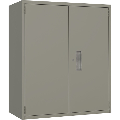 Armoire de rangement Lo-Boy, Acier, 2 Tablettes, 40" h x 36" la x 18" P, Gris St. Lawrence Industrial & Safety Supply