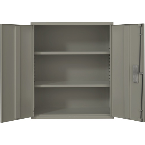 Armoire de rangement Lo-Boy, Acier, 2 Tablettes, 40" h x 36" la x 18" P, Gris St. Lawrence Industrial & Safety Supply