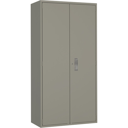 Hi-Boy Storage Cabinet, Steel, 4 Shelves, 72" H x 36" W x 18" D, Grey St. Lawrence Industrial & Safety Supply
