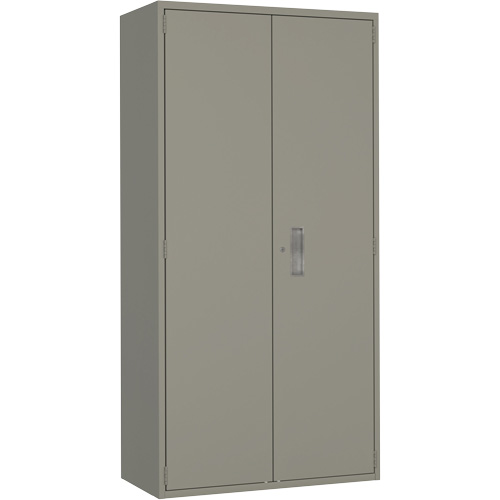Wardrobe Storage Cabinet, Steel, 36" W x 18" D x 72" H, Grey St. Lawrence Industrial & Safety Supply