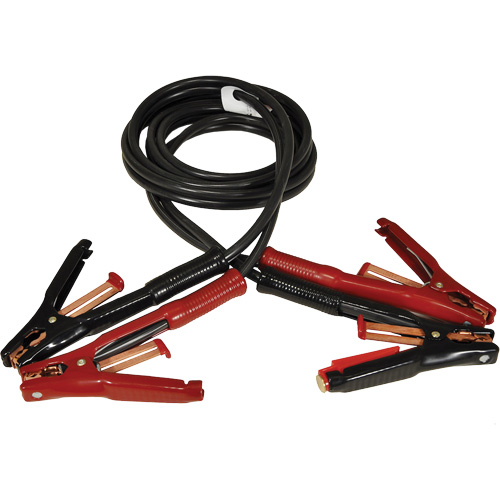 Super Heavy-Duty Booster Cable with Flexi-Spring Strain, 5 AWG, 500 A, 12' Cable St. Lawrence Industrial & Safety Supply