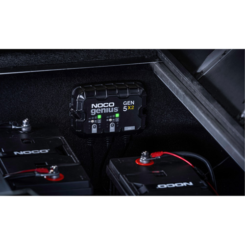 Genius&reg; Gen5X2 2-Bank, 10-Amp On-Board Battery Charger St. Lawrence Industrial & Safety Supply