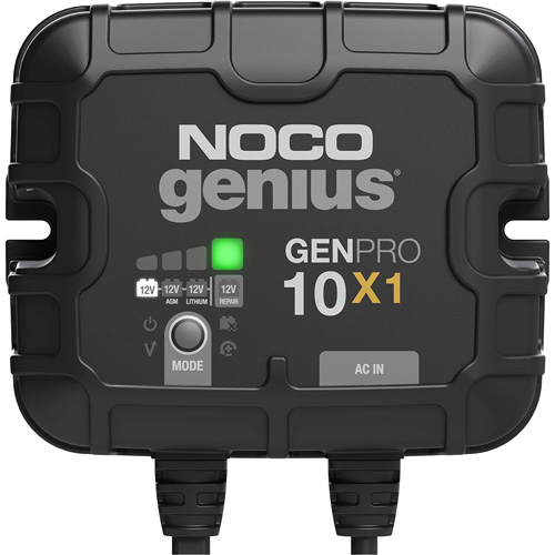 Chargeur de batterie embarqu&eacute; &agrave; 1 sortie de 10 amp&egrave;res GenPro10X1 Genius St. Lawrence Industrial & Safety Supply