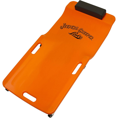 Neon Orange Low Profile Plastic Creeper St. Lawrence Industrial & Safety Supply