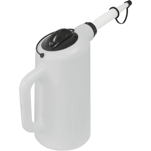 Oil Dispenser with Lid & Cap, Plastic, 8 qt Capacity St. Lawrence Industrial & Safety Supply
