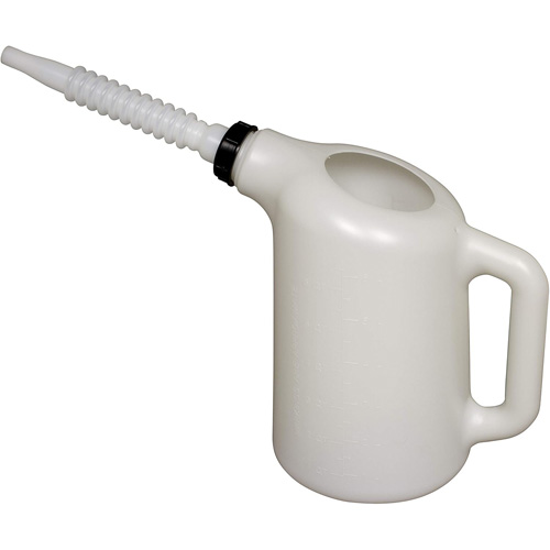 Distributeur dhuile avec bec blanc, Plastique, Capacit&eacute; de 6 pintes St. Lawrence Industrial & Safety Supply