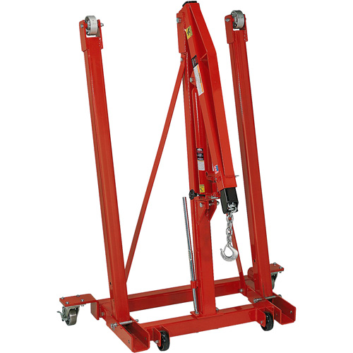Folding Engine Crane, 2500 lbs. (1.25 tons) Capacity St. Lawrence Industrial & Safety Supply