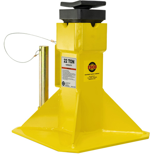 Crics avec sellette du dessus r&eacute;glable &agrave; vis, Tige verrouillable, 15-1/2" - 20-1/2" h St. Lawrence Industrial & Safety Supply