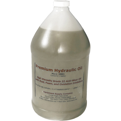 Premium Hydraulic Oil, 1 gal., Jug St. Lawrence Industrial & Safety Supply