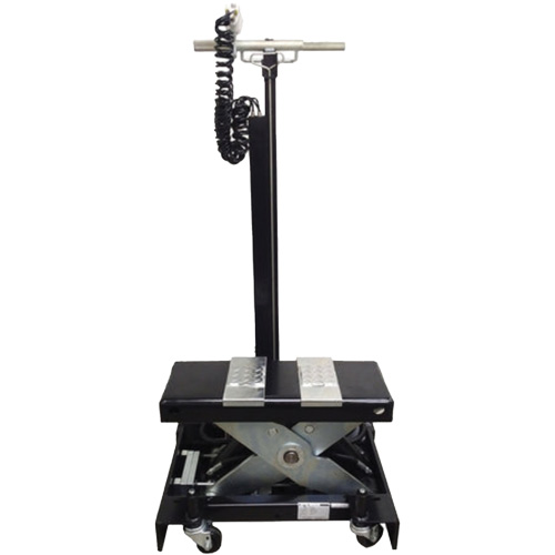Low Profile Floor Service Jack, 12 Ton(s) Capacity, 7-1/2" Lowered, 15" Raised, Air Hydraulic St. Lawrence Industrial & Safety Supply