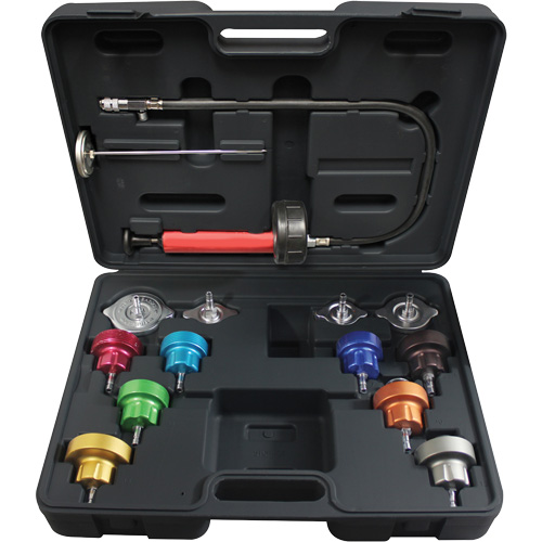 Trousse pour test de pression universel pour syst&egrave;me de refroidissement 14 mcx St. Lawrence Industrial & Safety Supply