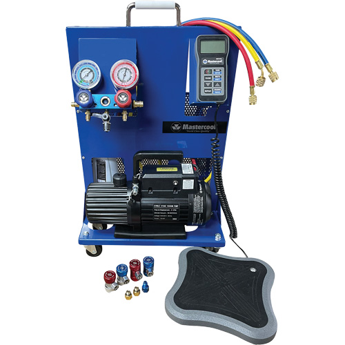 Dual R134A/R1234Yf Single-Stage Portable Electronic Charging Station St. Lawrence Industrial & Safety Supply