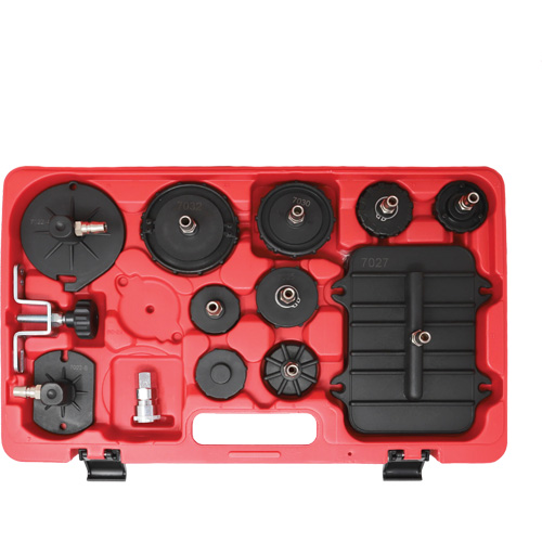 Trousse maître de purgeur de freins sous pression avec adaptateurs St. Lawrence Industrial & Safety Supply