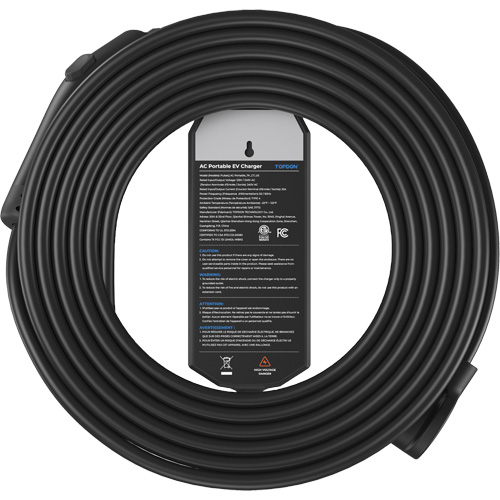 Fiche NEMA 6-50 portable PulseQ AC, 32 A, Niveau 2 CA, Connecteur Type 1 (SAE J1772) St. Lawrence Industrial & Safety Supply