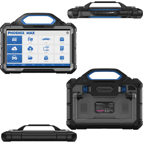 Outil de diagnostic Phoenix Max de niveau &eacute;quipement original de 13,3" avec station daccueil et oscilloscope &agrave; 4 voies St. Lawrence Industrial & Safety Supply