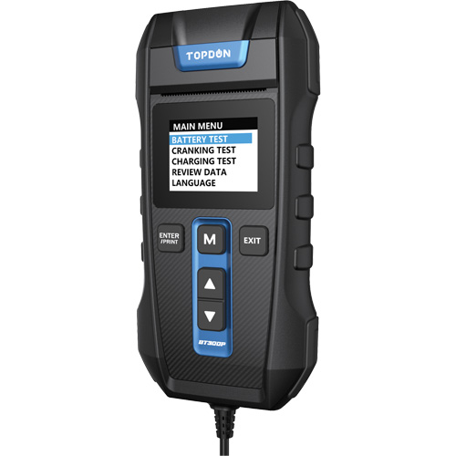 BT300P Battery, Charging & Cranking System Tester with Printer St. Lawrence Industrial & Safety Supply