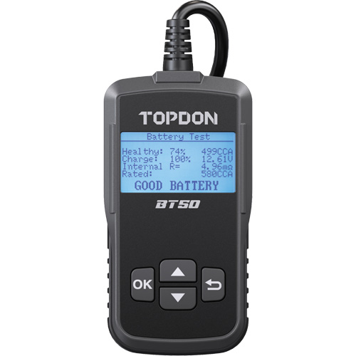 Testeur de batterie, de charge et de d&eacute;marrage BT50 avec imprimante St. Lawrence Industrial & Safety Supply