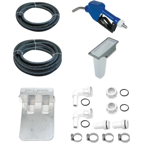 Pompe de transfert de fluide d'&eacute;chappement diesel (DEF) 115 V CA avec support pour cuve GRV et pistolet St. Lawrence Industrial & Safety Supply
