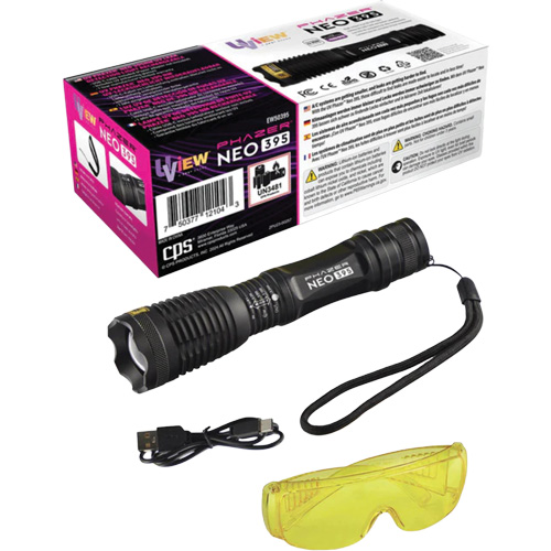 Lampe UV rechargeable pour la d&eacute;tection des fuites UView Phazer NEO 395 St. Lawrence Industrial & Safety Supply