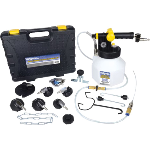 Pressure Brake Bleeder Kit with 7 Adapters St. Lawrence Industrial & Safety Supply