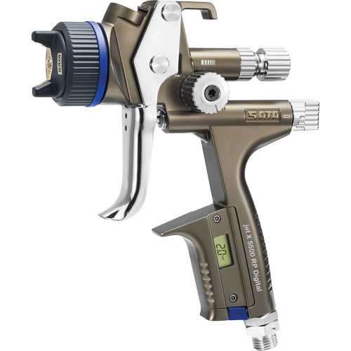 Pistolet de peinture de premi&egrave;re qualit&eacute; pour peinture automobile avec psi num&eacute;rique X5500 RP 1,3 I RPS D, Entr&eacute;e d'air 1/4" NPT, 10,24 pi³/min, Capacit&eacute; 0,6 L/0,9 L, 0,17 psi St. Lawrence Industrial & Safety Supply