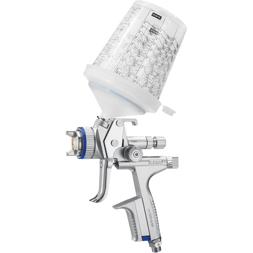 Pistolet de peinture 5000 B RP avec buse 1,4 et trois godets polyvalents RPS 0,3 l/0,6 l/0,9 L, Entr&eacute;e d'air 1/4" NPT, 10,24 pi³/min, Capacit&eacute; 0,3 L/0,6 L/0,9 L, 0,17 psi St. Lawrence Industrial & Safety Supply