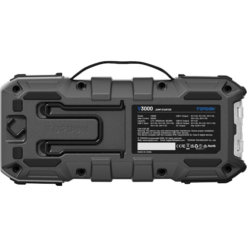 Survolteur, banque d'alimentation et lampe de poche V3000 St. Lawrence Industrial & Safety Supply