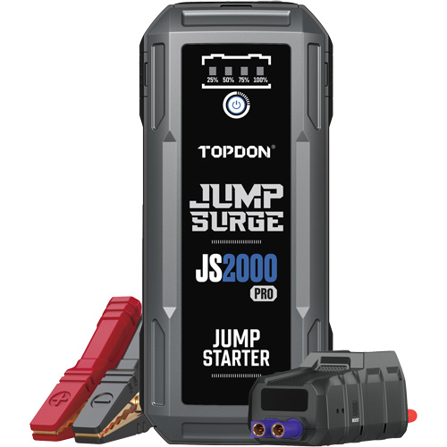 JumpSurge2000Pro 2500 Peak Amp Battery Jump Starter, Power Bank & Flashlight St. Lawrence Industrial & Safety Supply